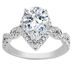 Ασημένιο δαχτυλίδι σταγόνα 925