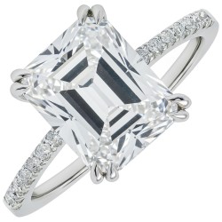 Ασημένιο μονόπετρο δαχτυλίδι 925 με ζιργκόν