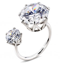 Ασημένιο δαχτυλίδι 925 με ζιργκόν