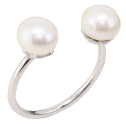 Ασημένιο δαχτυλίδι 925 με μαργαριτάρια