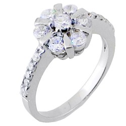 Ασημένιο δαχτυλίδι 925 με ζιργκόν