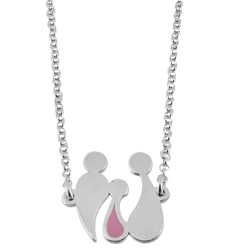 Ασημένιο κολιέ οικογένεια 925