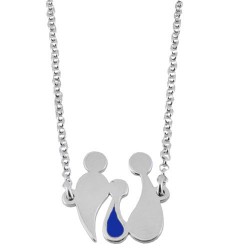 Ασημένιο κολιέ οικογένεια 925