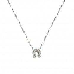 Ασημένιο κολιέ πέταλο 925