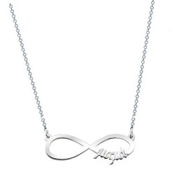 Ασημένιο κολιέ άπειρο-μαμά 925