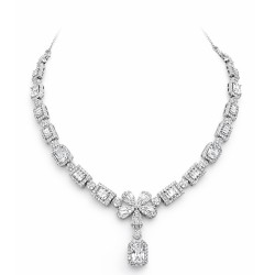 Ασημένιο κολιέ 925 με ζιργκόν