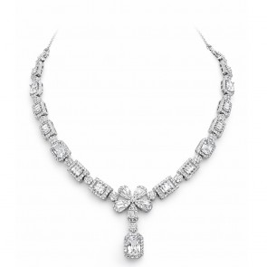 Ασημένιο κολιέ 925 με ζιργκόν