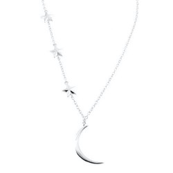 Ασημένιο κολιέ φεγγάρι 925