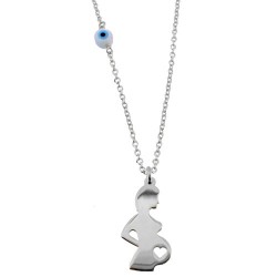 Ασημένιο κολιέ μαμά 925