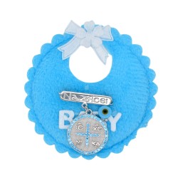 Ασημένια παιδική παραμάνα με κωνσταντινάτο 925