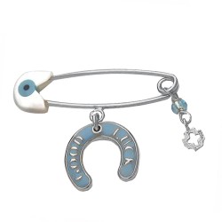 Ασημένια παιδική παραμάνα πέταλο 925