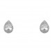 Ασημένια σκουλαρίκια σταγόνες 925 με ζιργκόν