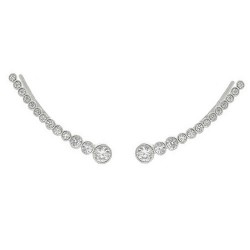 Ασημένια σκουλαρίκια ear cuff 925