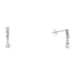 Ασημένια σκουλαρίκια σταγόνες 925