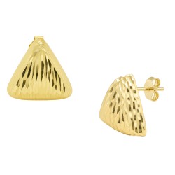 Ασημένια επιχρυσωμένα σκουλαρίκια 925