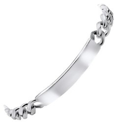 Ασημένιο ανδρικό βραχιόλι ταυτότητα 925