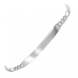 Ασημένιο ανδρικό βραχιόλι ταυτότητα 925