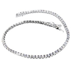 Ασημένιο βραχιόλι ριβιέρα 925 