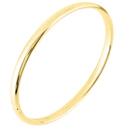 Ασημένιο επιχρυσωμένο βραχιόλι βέργα 925