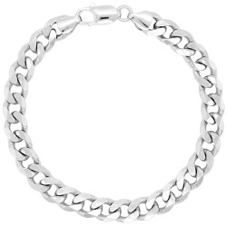 Ασημένιο ανδρικό βραχιόλι αλυσίδα 925