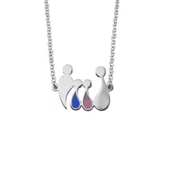 Ασημένιο κολιέ οικογένεια 925