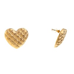 Ατσάλινα σκουλαρίκια καρδιές