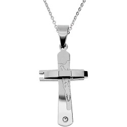 Ατσάλινος σταυρός και αλυσίδα