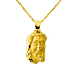 Χρυσό φυλαχτό Κ9 με αλυσίδα