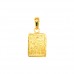 Μασίφ χρυσό κωνσταντινάτο φυλαχτό Κ14 με αλυσίδα