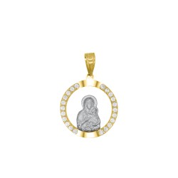 Χρυσό φυλαχτό Παναγία Κ9