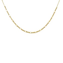 Χρυσό κολιέ αλυσίδα Κ14