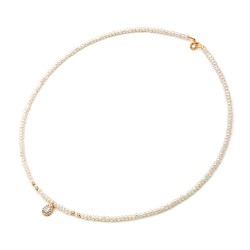 Κολιέ με μαργαριτάρια και χρυσά στοιχεία Κ14