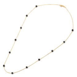 ΄Χρυσό κολιέ Κ14 με σπινέλιο