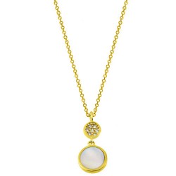 Χρυσό κολιέ κύκλοι Κ14 Χρυσό κολιέ κύκλοι Κ14