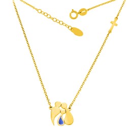 Χρυσό κολιέ ''οικογένεια'' Κ9