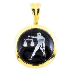 Χρυσός αστερισμός "Ζυγός" Κ14