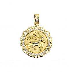 Χρυσός αστερισμός Τοξότης Κ9 με ζιργκόν