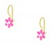 Χρυσά παιδικά σκουλαρίκια λουλούδια Κ14