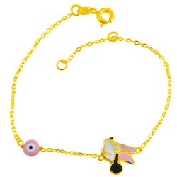 Παιδικό χρυσό βραχιόλι Κ14