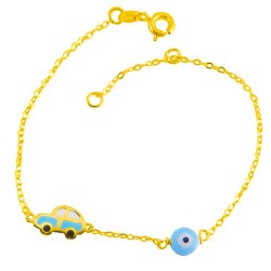 Χρυσό παιδικό βραχιόλι Κ14