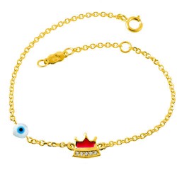 Χρυσό παιδικό βραχιόλι Κ14