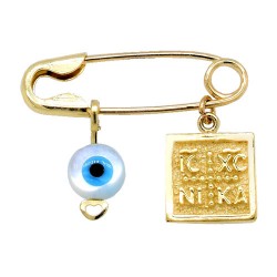 Χρυσή παραμάνα Κ9 με κωνσταντινάτο