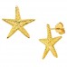 Χρυσά σκουλαρίκια αστερίες Κ14