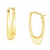 Χρυσά σκουλαρίκια κρίκοι Κ14