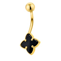 Χρυσό σκουλαρίκι piercing Κ14