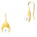Χρυσά σκουλαρίκια Κ14 με μαργαριτάρια