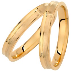 Σετ χρυσές βέρες Κ14