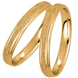 Σετ χρυσές βέρες Κ14