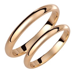 Σετ Βέρες από κίτρινο χρυσό Κ14