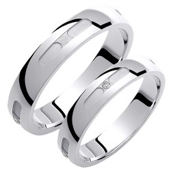 Βέρες από λευκό χρυσό K14